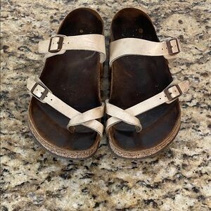 Birkenstock Light Tan Double Strap Sandals